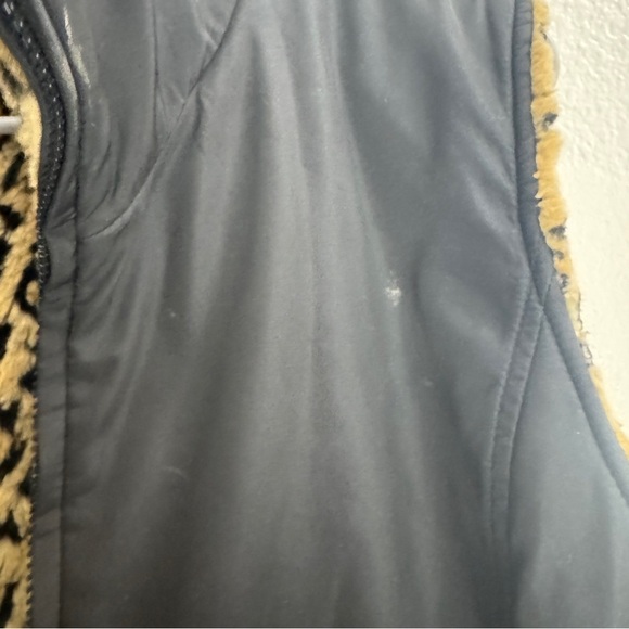 Kristen Blake Vintage Reversible Fur Faux Leopard Vest Size Large - Picture 7 of 10